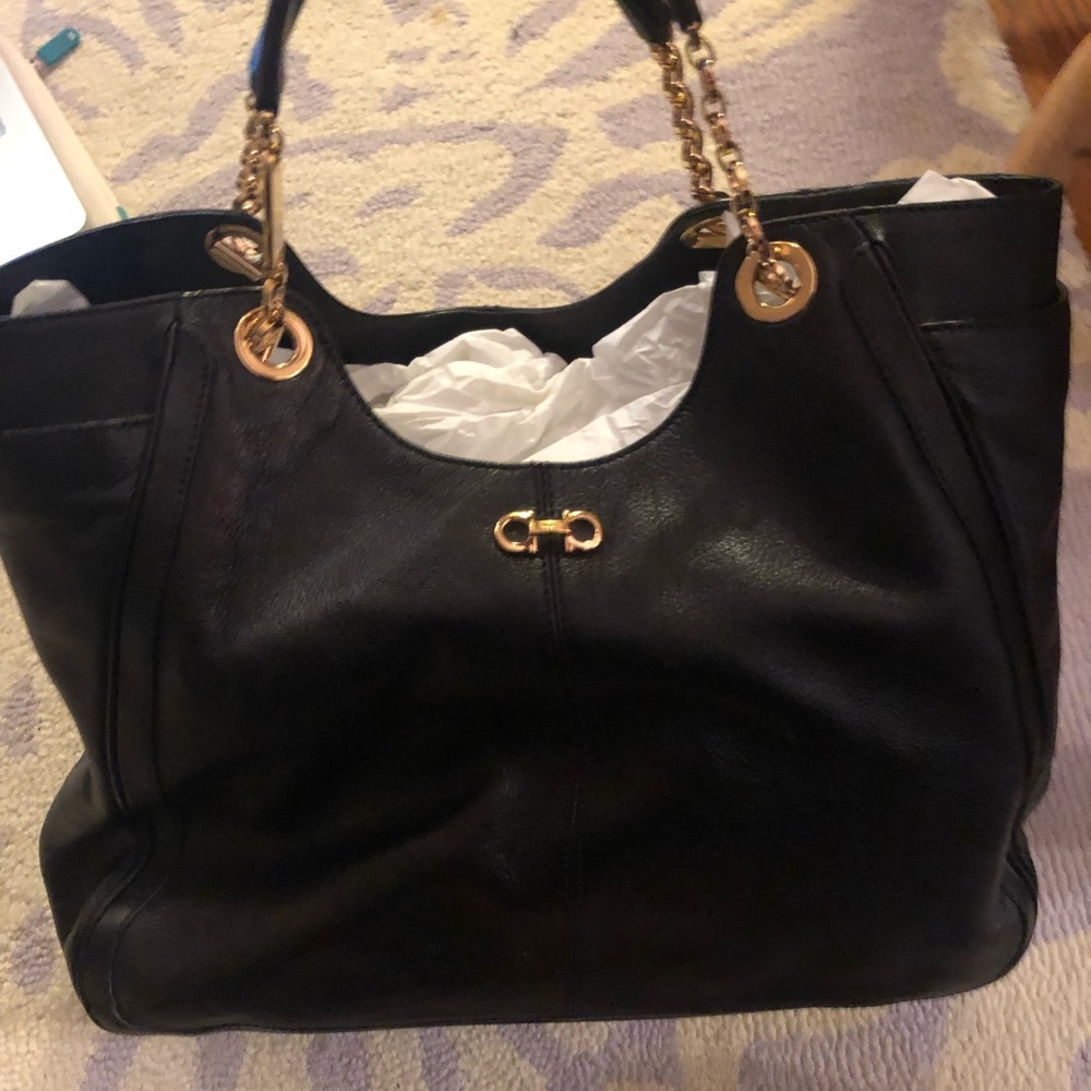 Salvatore Ferragamo Leather Betulla Bag